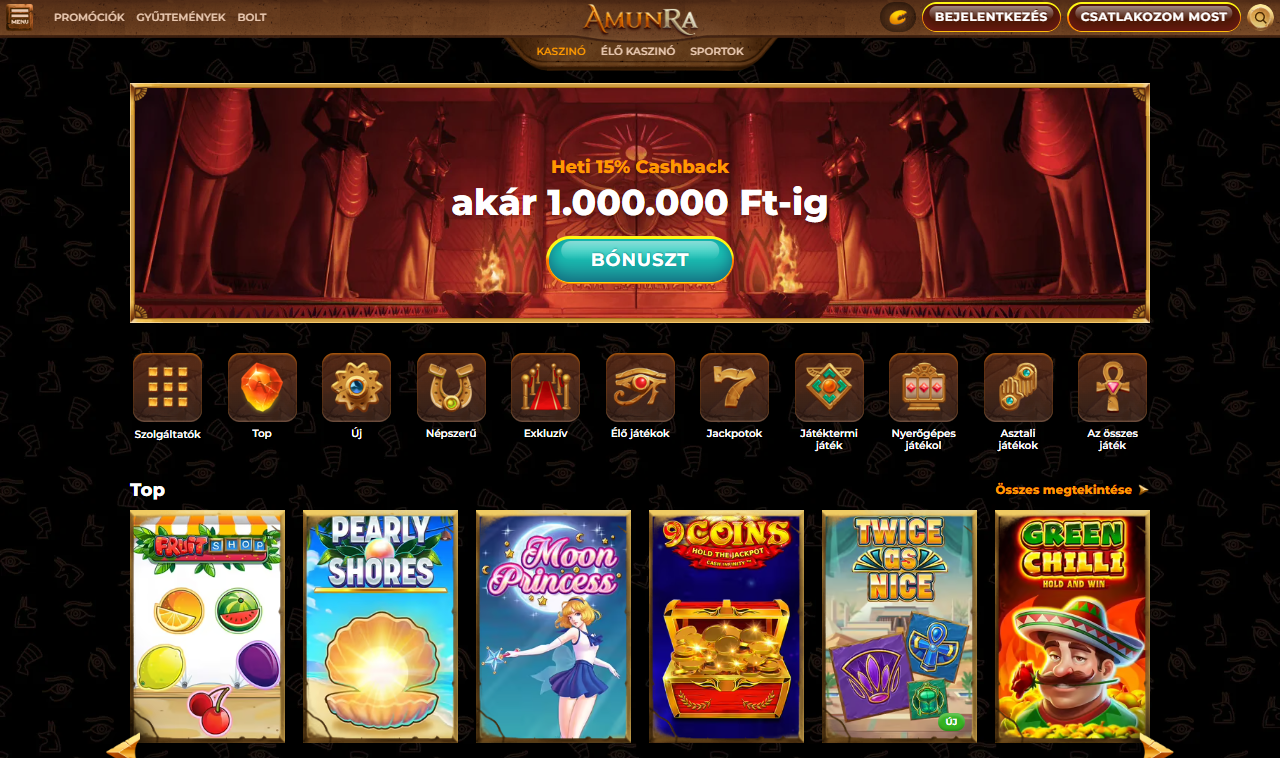 amunra casino opinie