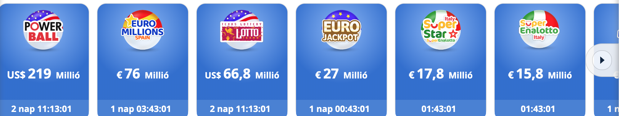 Sorsjátékok fajtái Lotter Magyarországon